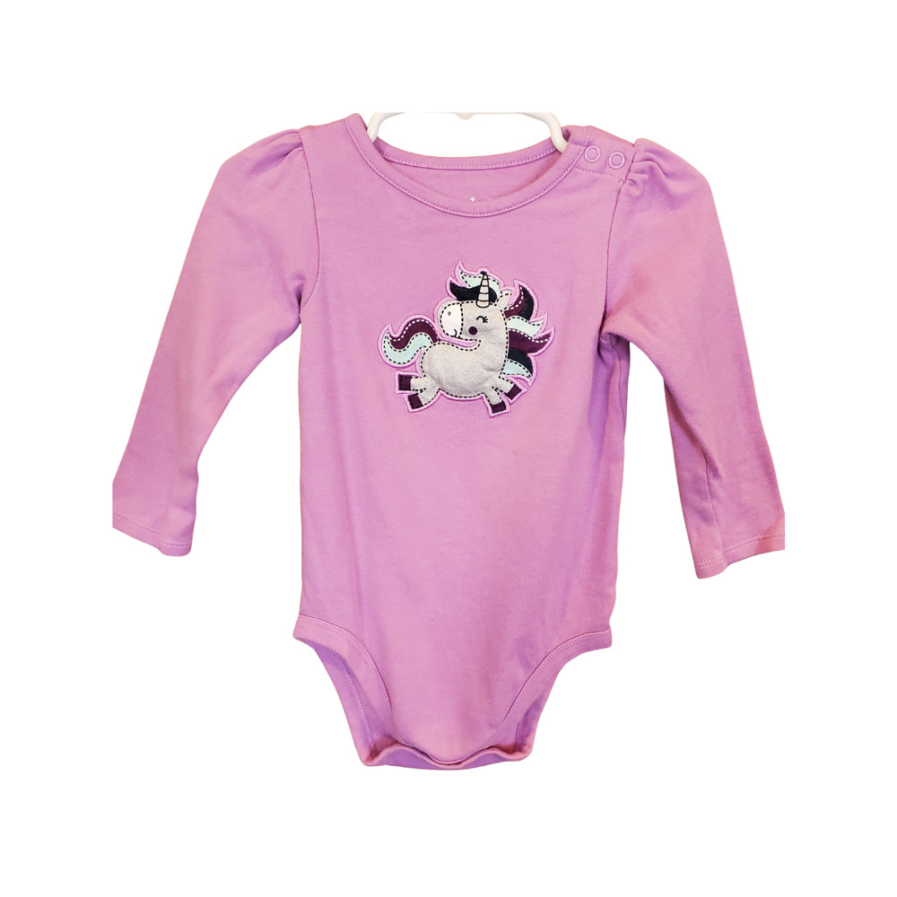 Garanimals Purple Unicorn Body Suit (18 mos)
